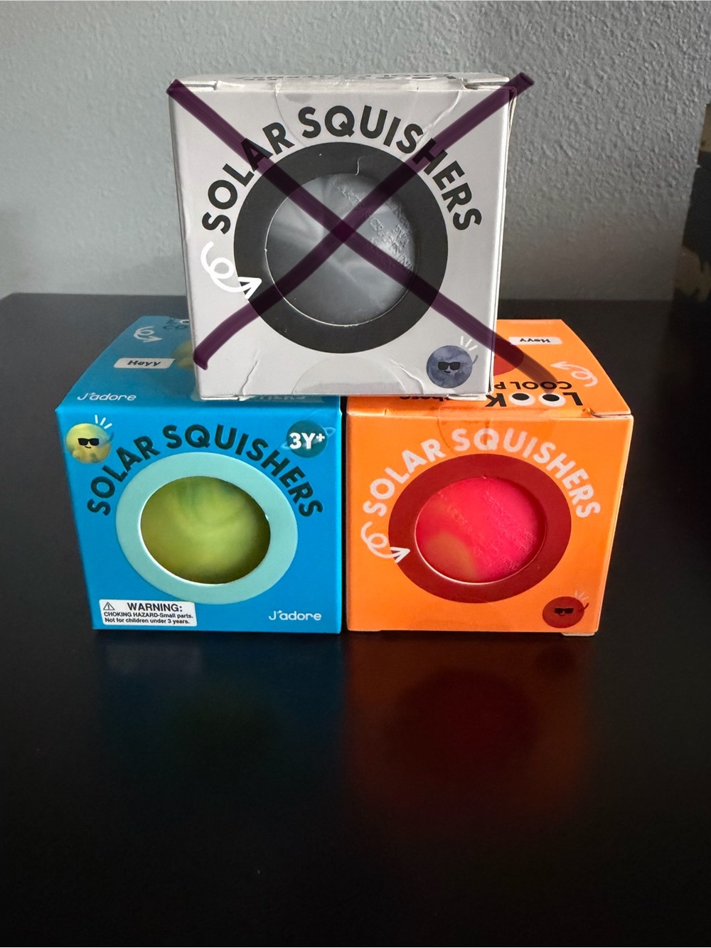 Solar Squishers Pack of 2 Bundle- NEW (Blue/Green & Orange/Yellow)
